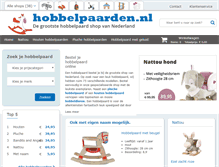 Tablet Screenshot of hobbelpaarden.nl